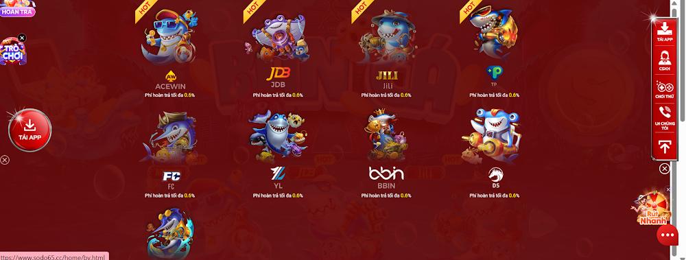 Sức hút của bắn cá đổi thưởng Sodo6789