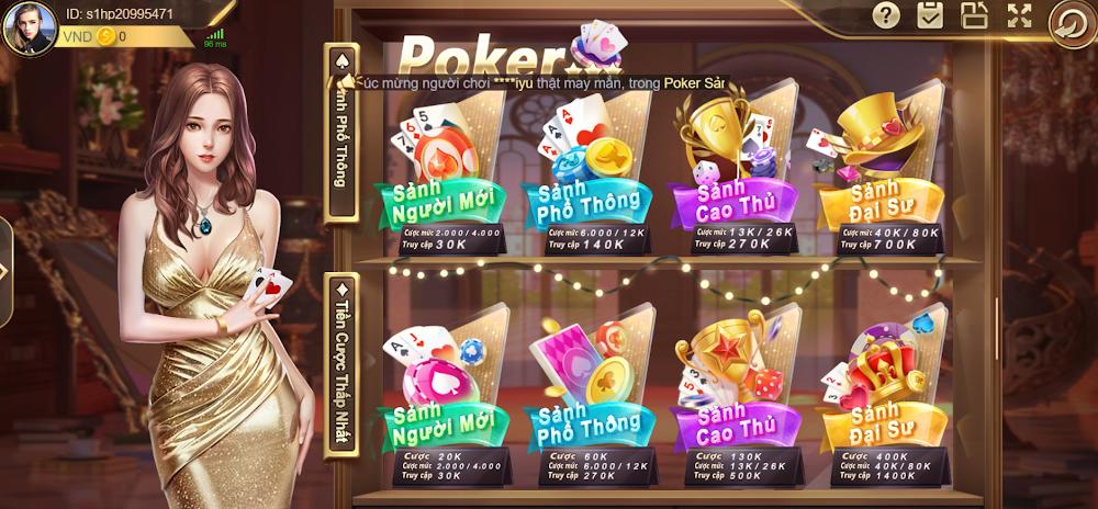 Sức hút game Poker trực tuyên Sodo6789